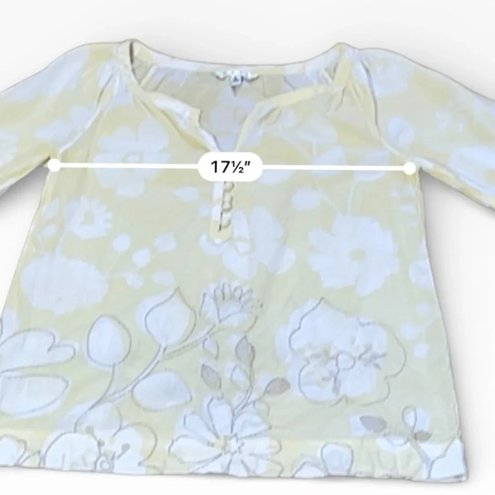 CAbi yellow floral